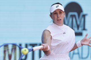 Belinda Bencic a été sortie en 8e de finale à Madrid KEYSTONE/EPA/SERGIO PEREZ